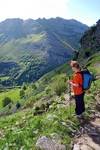 Camino de descenso de la Ferrata